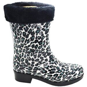 12 Pieces in 289$ Wholesale Women's Fleece-Lined Rain Boots Amaya NG28